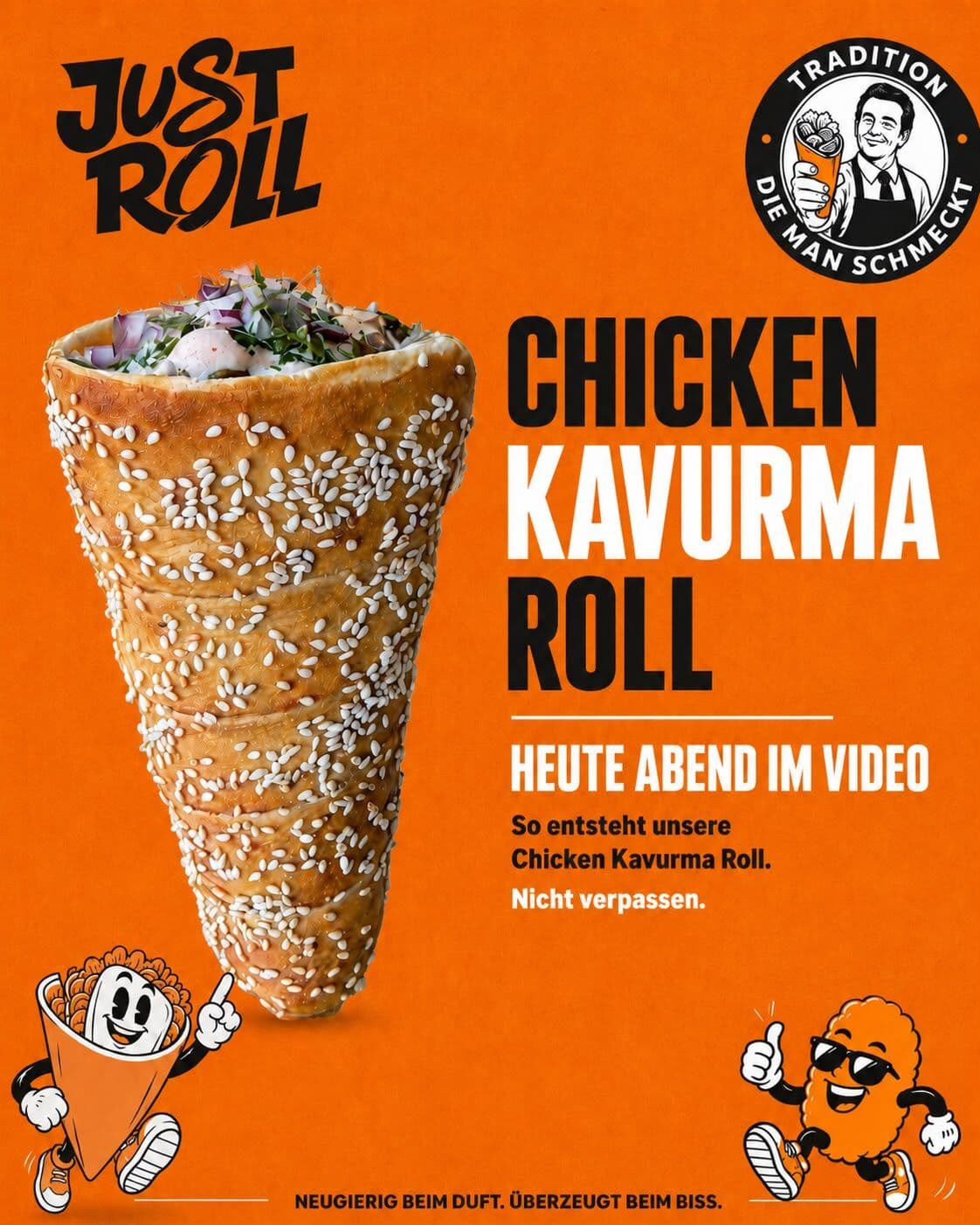 Plakat: Chicken Kavurma Roll von Just Roll